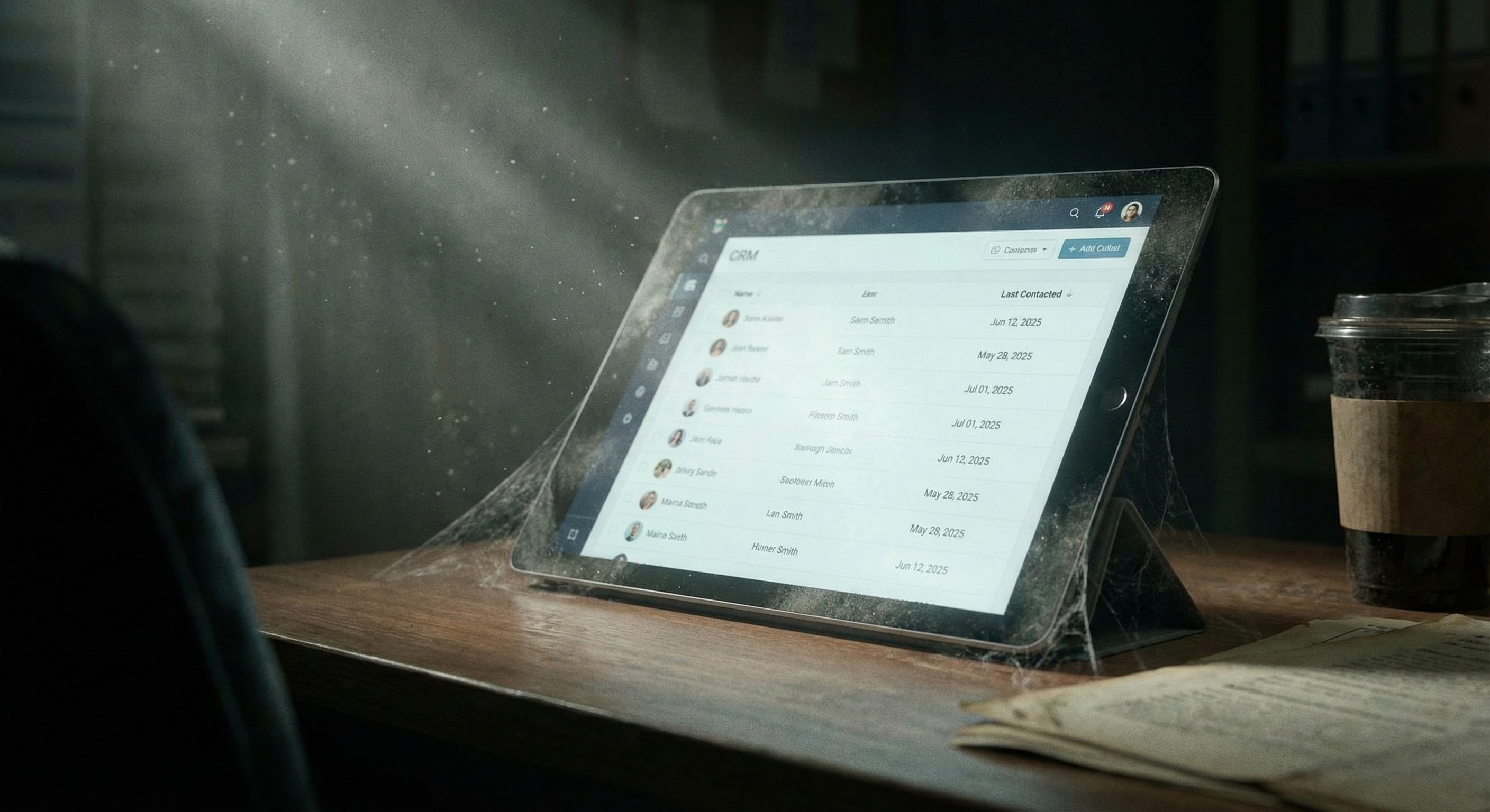 Glowing file cabinet symbolizing hidden value