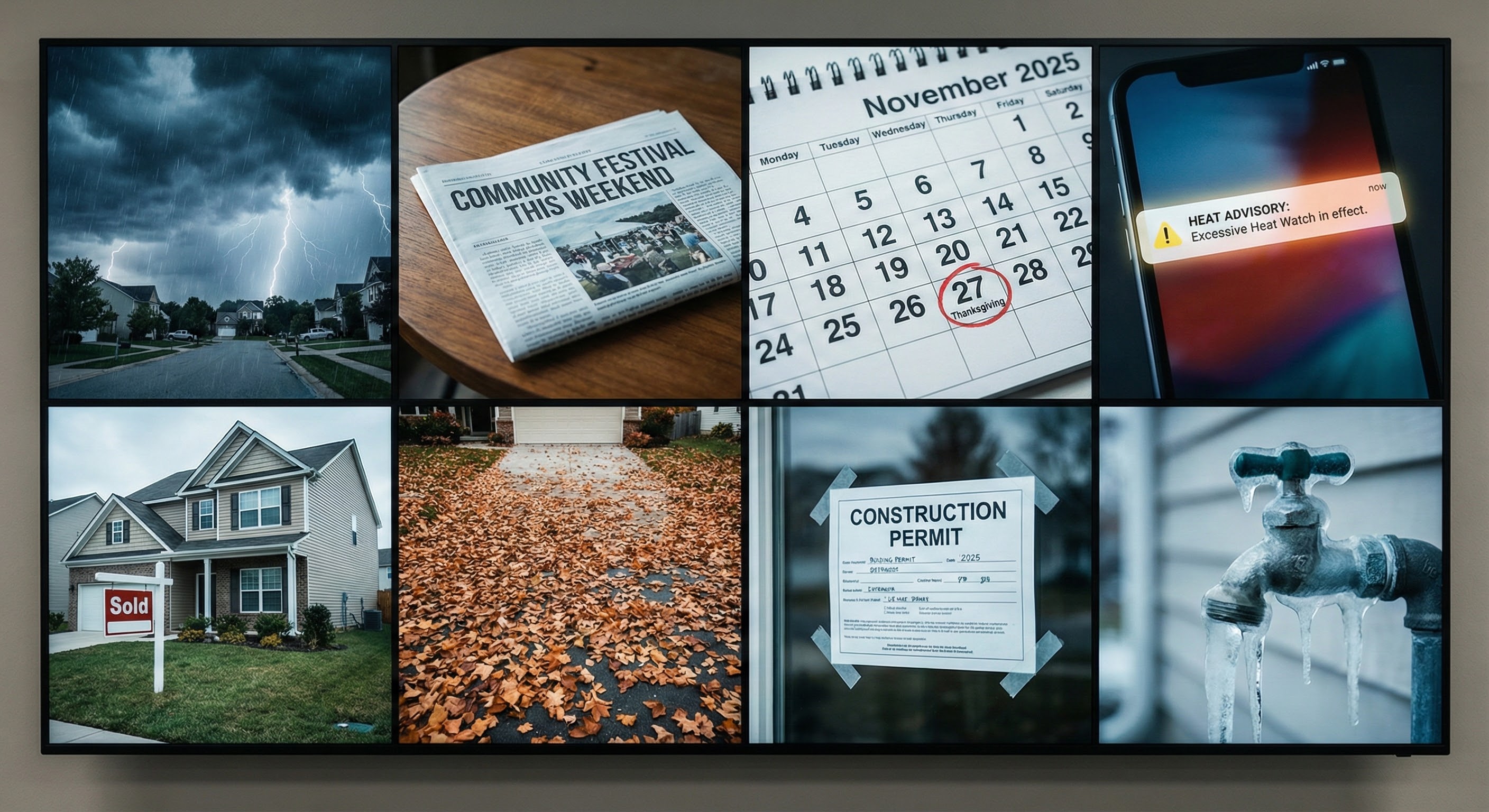 AI connecting weather and news events