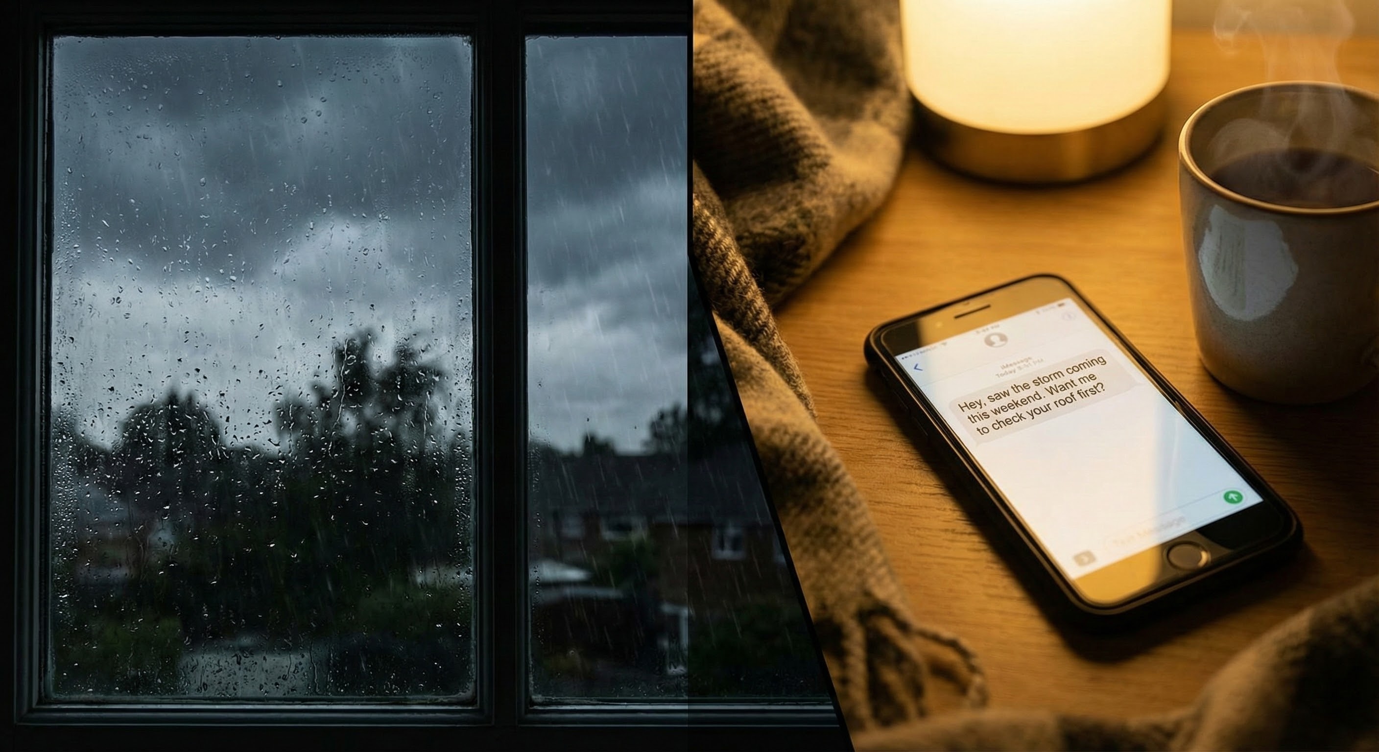 Stormy window vs helpful text message